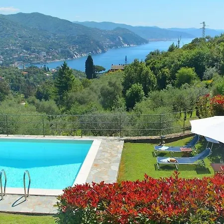 Costa Dei Gelsomini - 5 Posti Letto, Piscina E Giardino Privato Vista Mare Вилла Рапалло