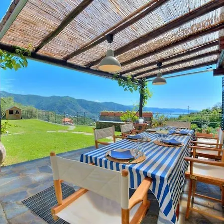 Costa Dei Gelsomini - 5 Posti Letto, Piscina E Giardino Privato Vista Mare * Рапалло