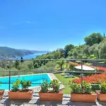 Villa Costa Dei Gelsomini - 5 Posti Letto, Piscina E Giardino Privato Vista Mare Rapallo