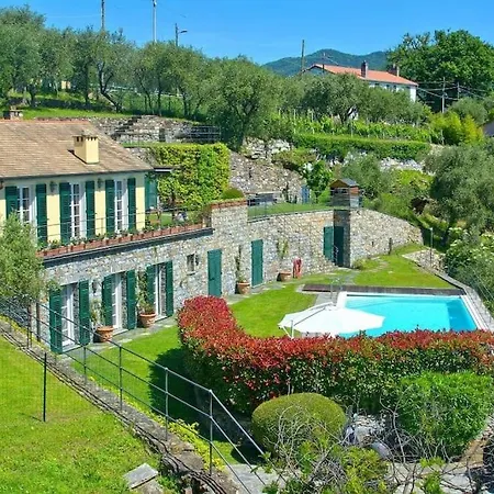 Costa Dei Gelsomini - 5 Posti Letto, Piscina E Giardino Privato Vista Mare Villa Rapallo
