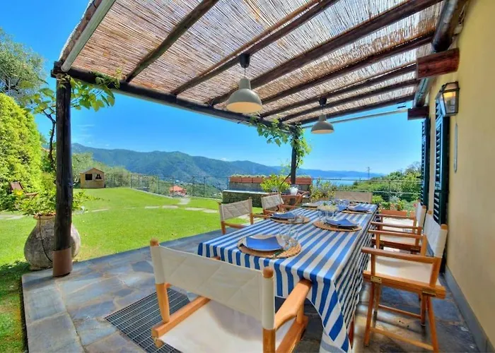 Costa Dei Gelsomini - 5 Posti Letto, Piscina E Giardino Privato Vista Mare * Rapallo